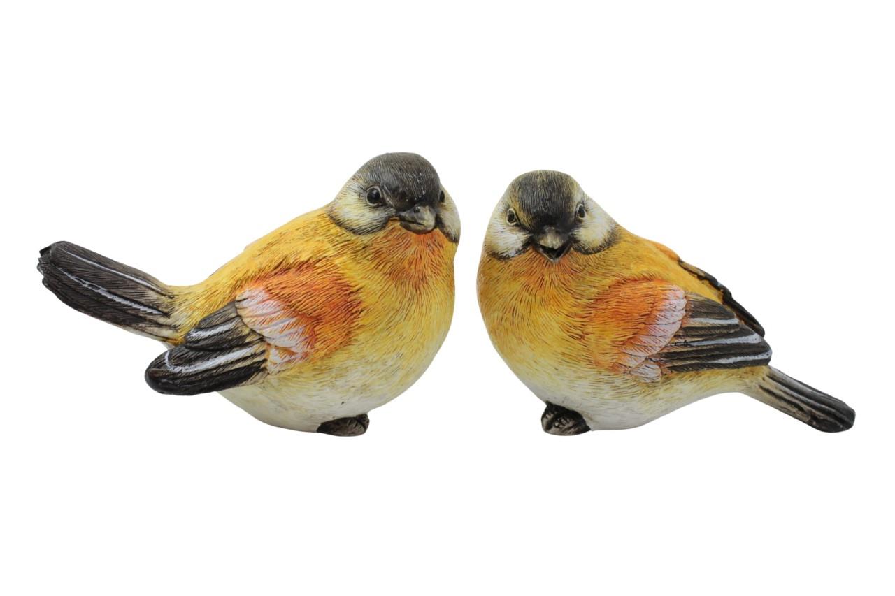 Vogel Norma Polyresin gelb L8,5cm