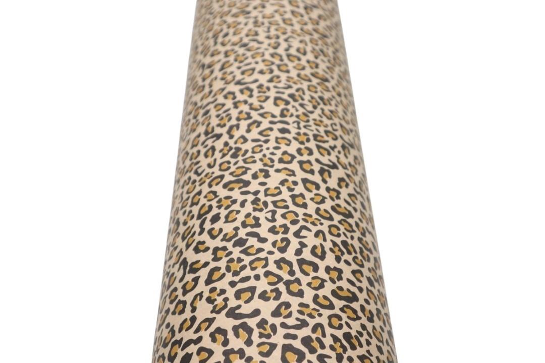 Blumenseide 50cm 6kg, LeoPrint schwarz+braun/natur NETTO Blumenseide 50cm 6kg, LeoPrint schwarz+braun/natur NETTO