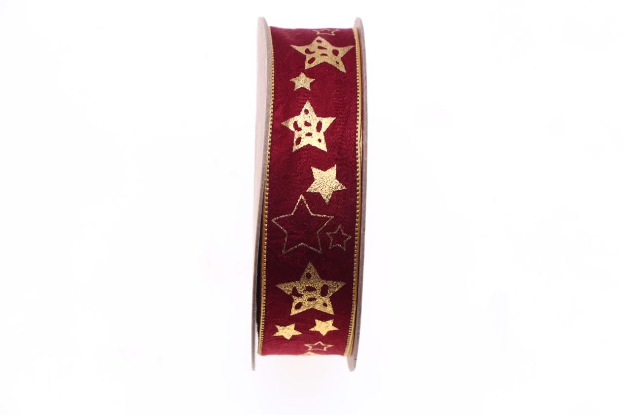 Band Lyra 25 mm 15 Meter bordeaux 360