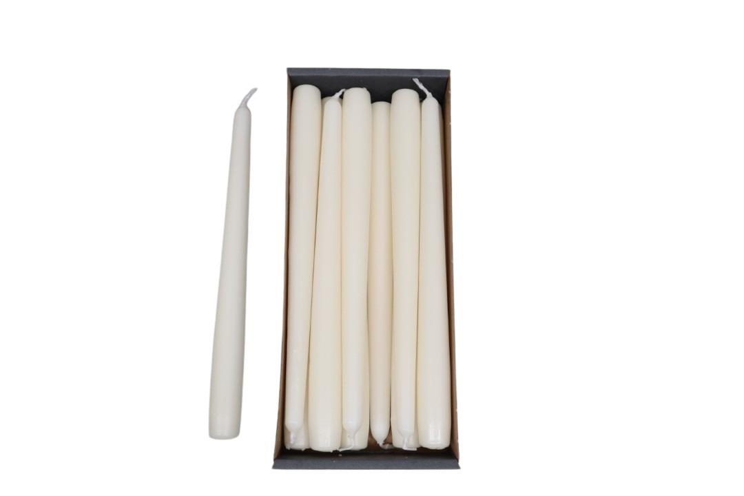 Spitzkerzen H250/23mm wollweiss