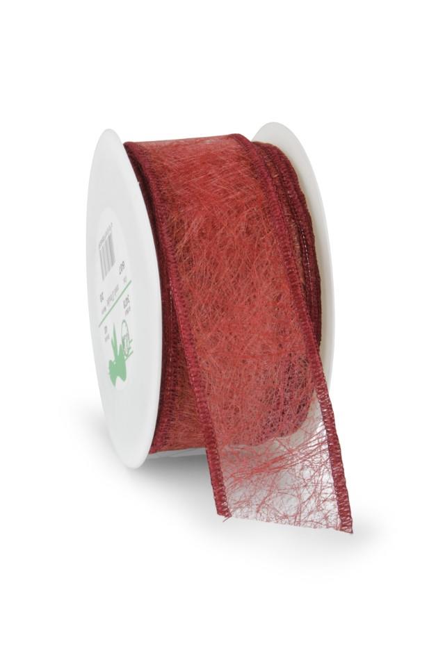 Vliesband wetterfest burgund 60 mm, 607 Vliesband wetterfest burgund 60 mm, 607
