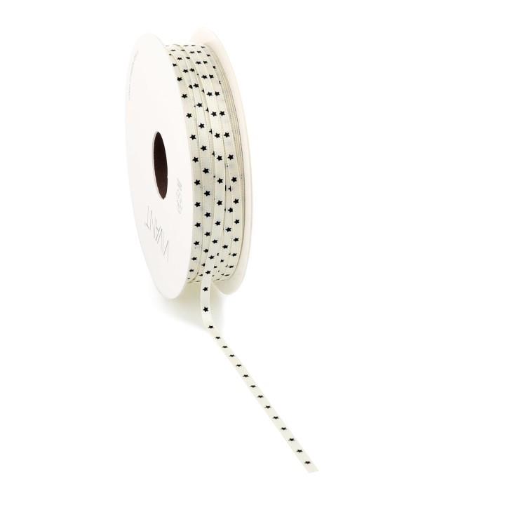 Band Small Stars 3 mm 50 Meter Farbe 70 creme