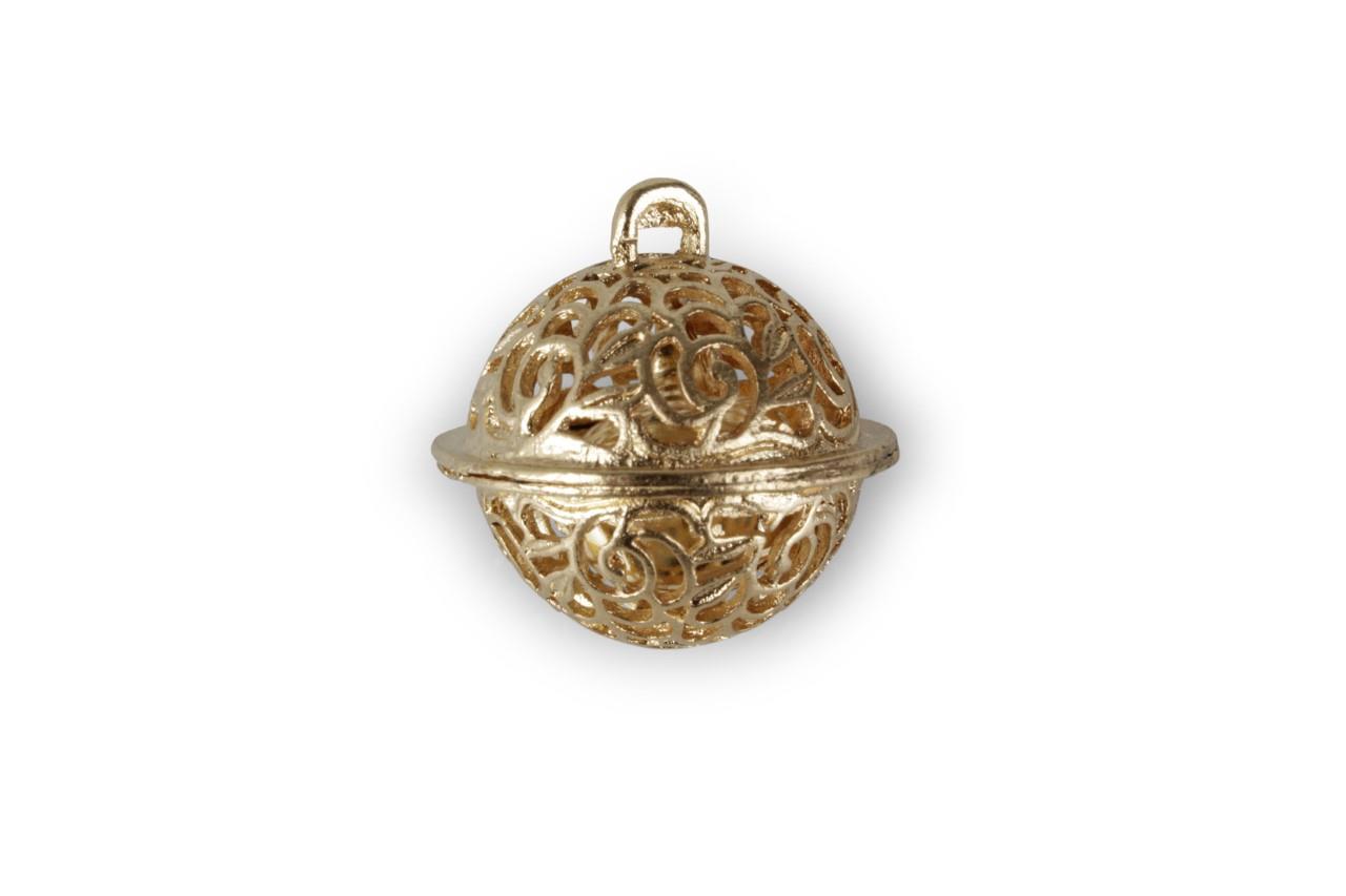 Glocke Metall gold D2,2cm Glocke Metall gold D2,2cm