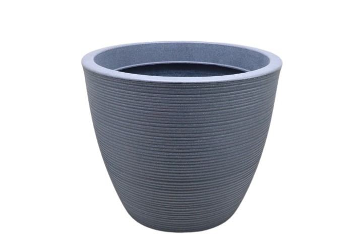 Rillentopf Milano 43cm anthrazit NETTO