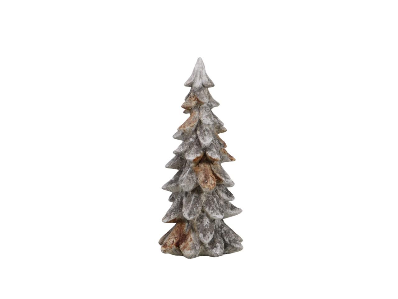 Tannenbaum Polyresin beton-antik H28cm
