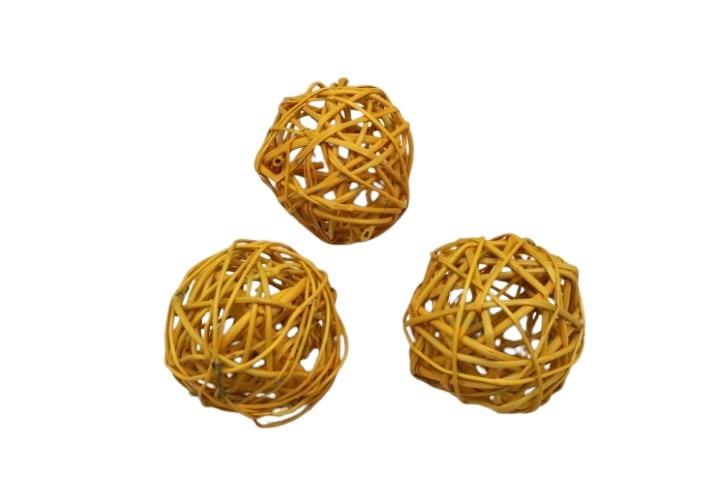 Lataball 6cm gelb