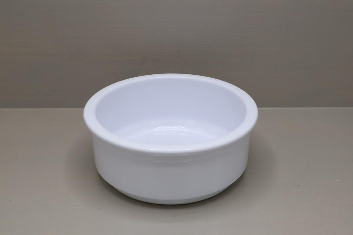 Keramikschale 84  D18cm, weiß-glanz