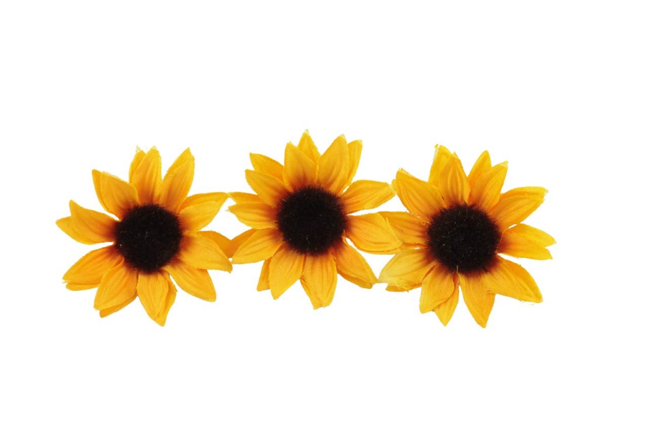 Streuer Sonnenblumen Köpfe goldgelb D 5 cm Streuer Sonnenblumen Köpfe goldgelb D 5 cm