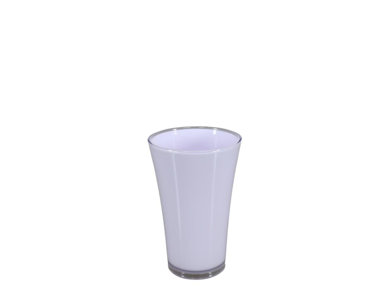 Gebrauchsvase Fizzy Cristal H20 D13,5 weiß