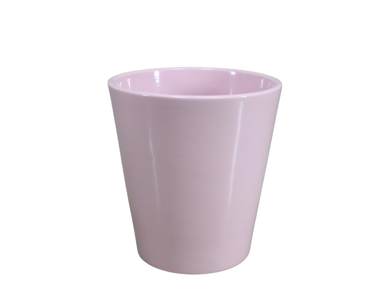 Orchideentopf Keramik hellrosa D14cm(innen D12,5cm) NETTO
