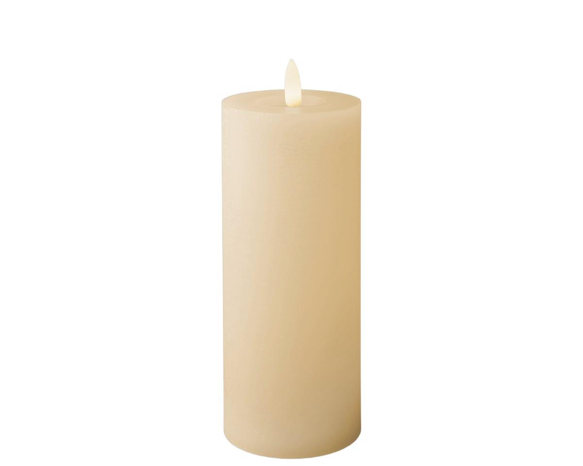 Kerze LED Wachs indoor creme H19cm x D7cm VE 4 Kerze LED Wachs indoor creme H19cm x D7cm VE 4