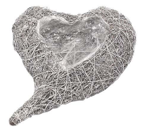 Rebenherz 25cm gekalkt