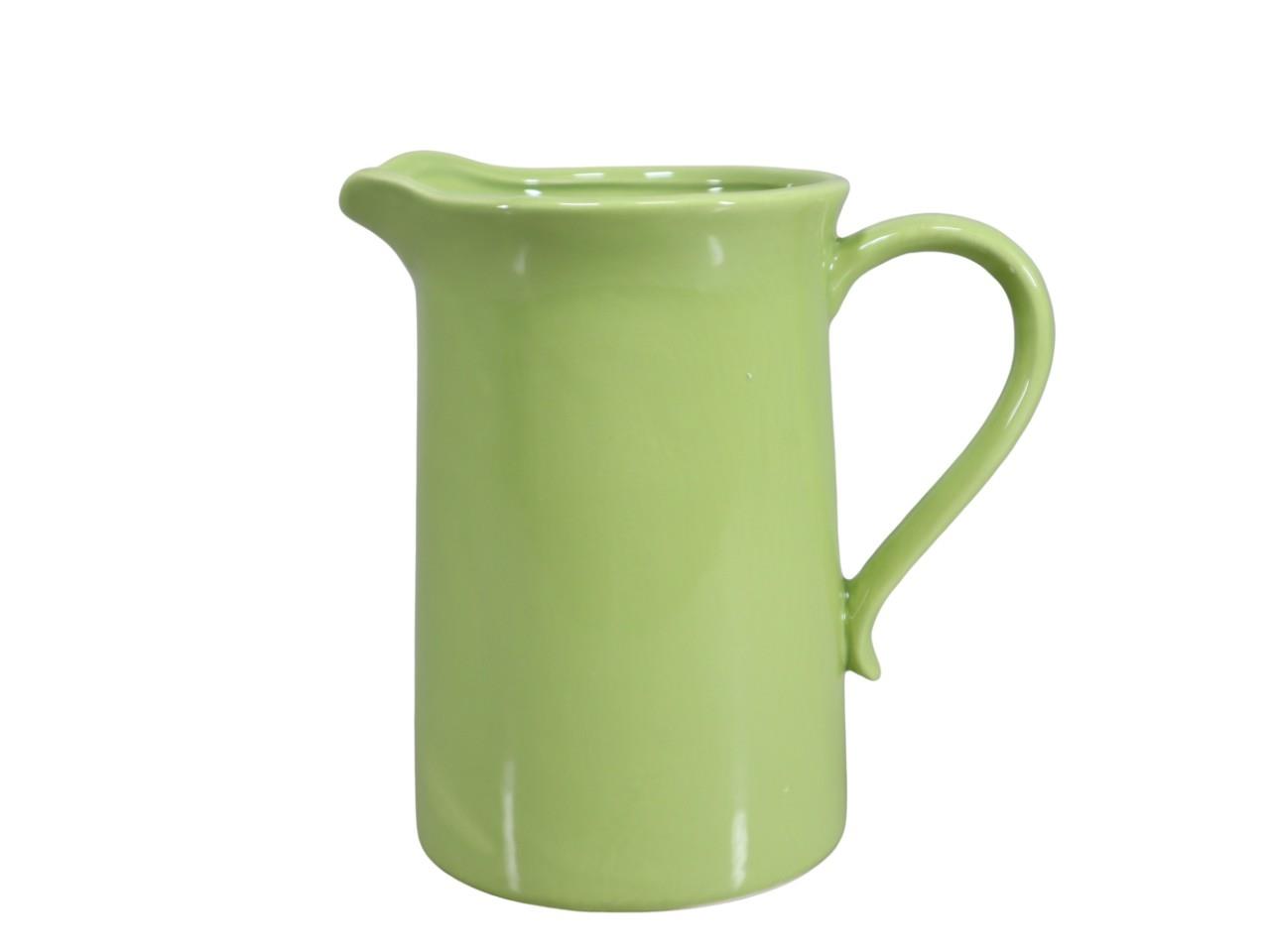 Krug Keramik hellgrün D12xH19cm