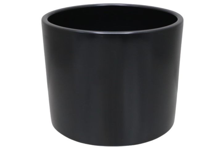 Keramikübertopf 32cm schwarz-matt Serie 411