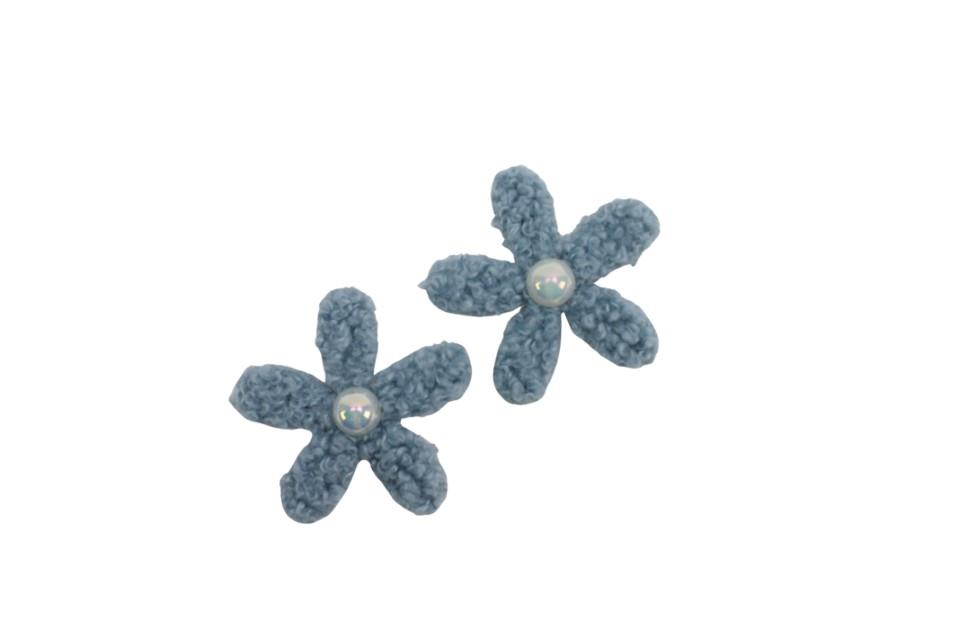 Blütenstreuer Freddi Filz blau D5cm