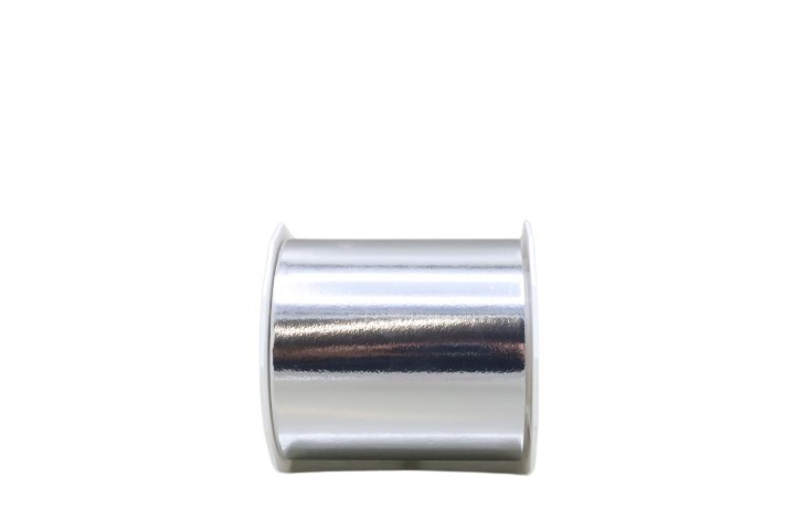 Polyband glänzend 90mm silber