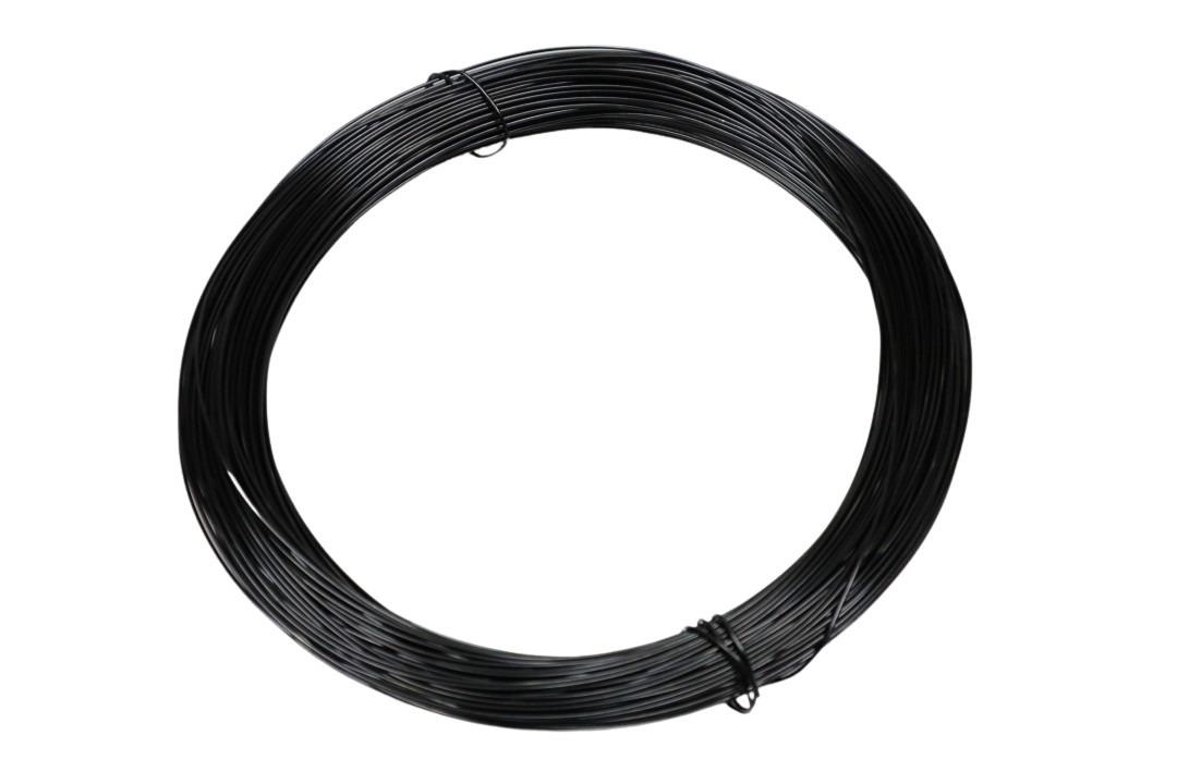 Aluminium-Draht 1,0mm 60m schwarz
