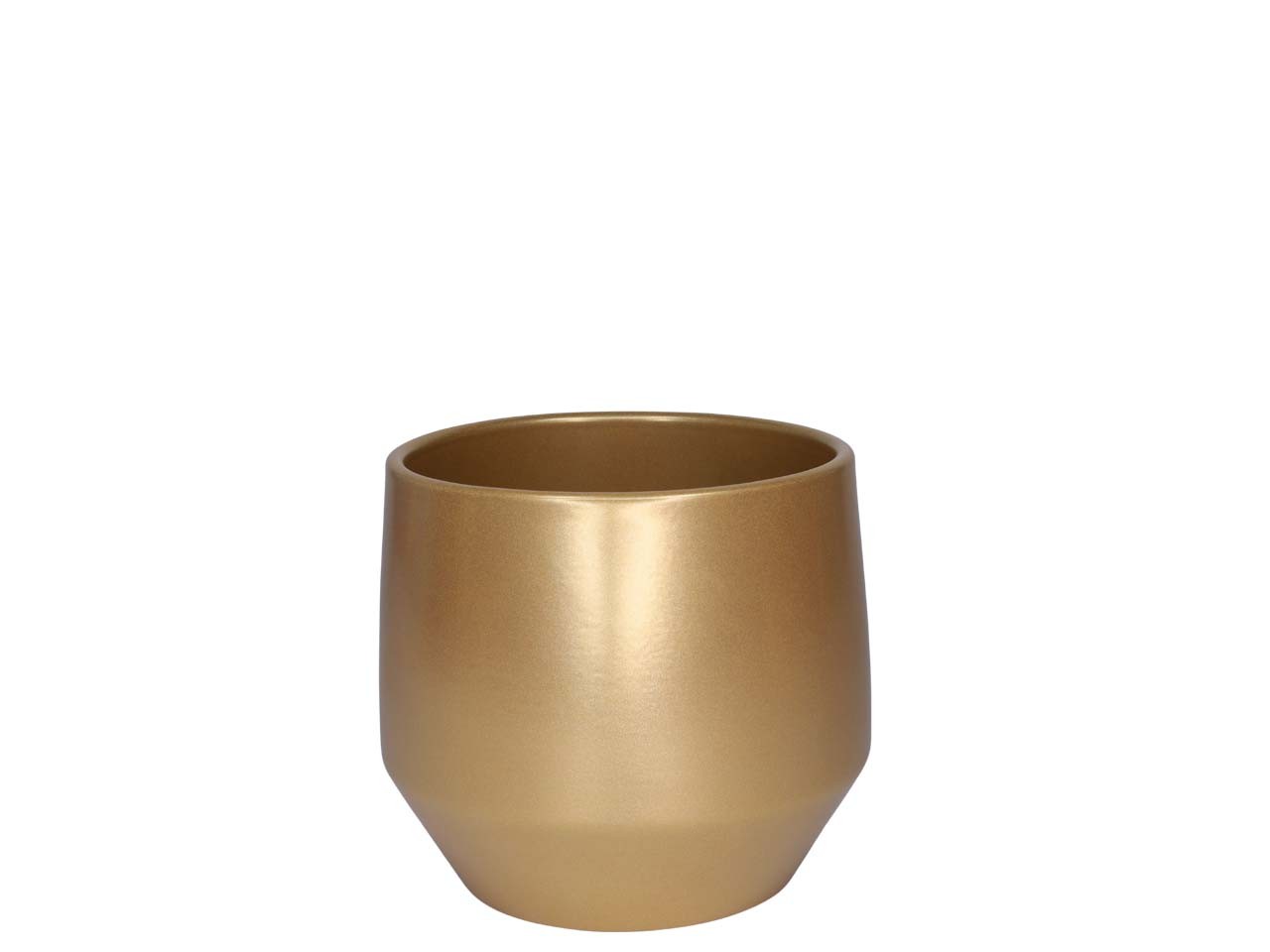 Übertopf Keramik perlgold D12cm