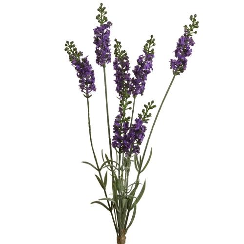 Lavendelbund x 7,  42 cm lila