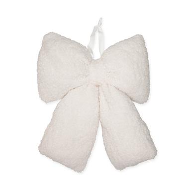 Teddyfell-Schleife ca. 32x40 cm cream 70