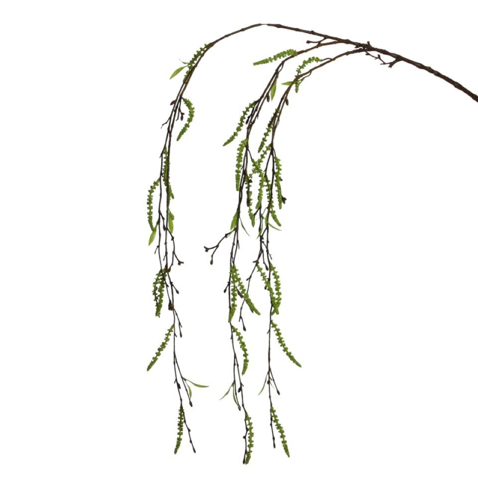 Weidenzweig blühend grün L113cm
