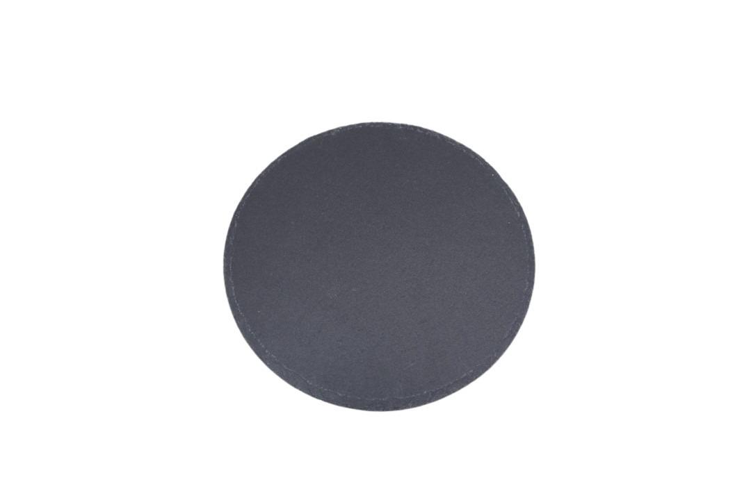 Schieferplatte rund schwarz 20cm