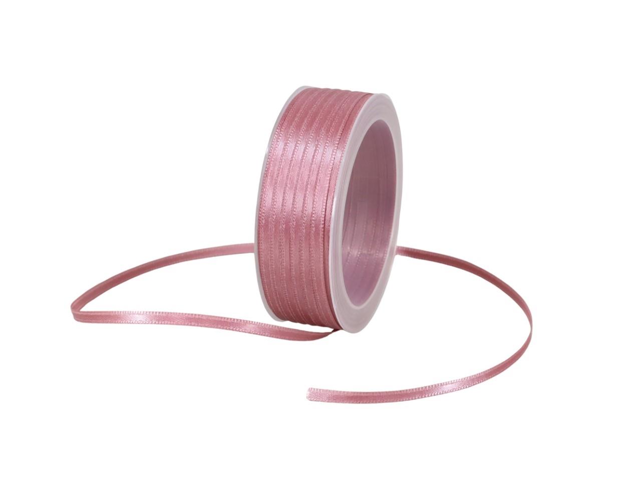 Satinband 3 mm 50 Meter altrosa 380