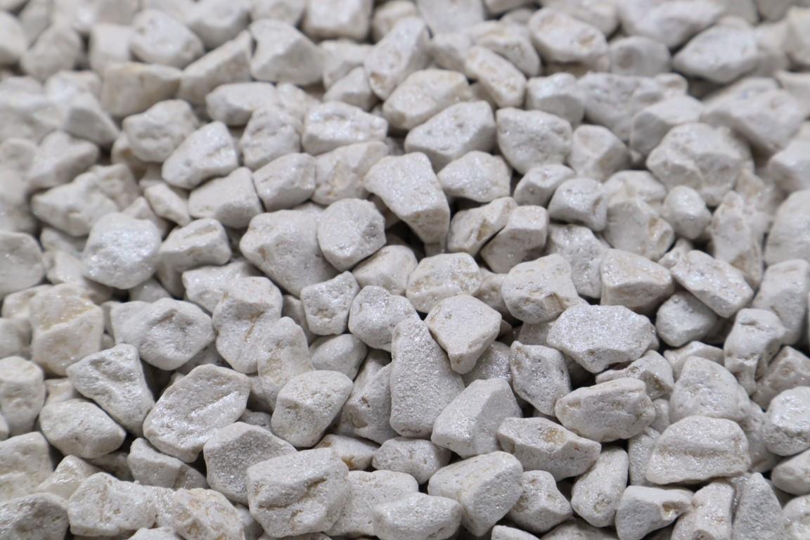 Granulat 4-8mm glanz 5L ca. 9kg VB001 white NETTO