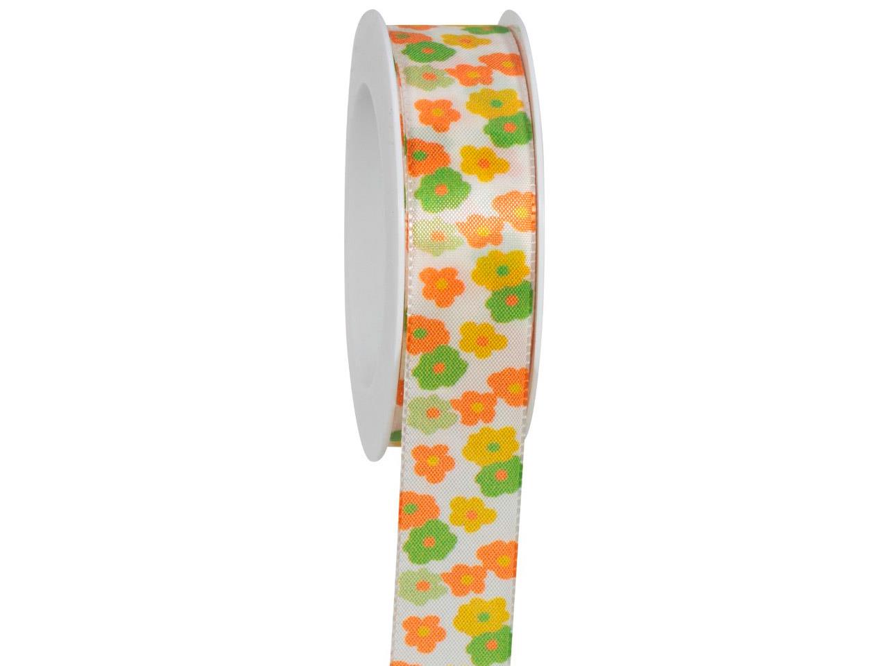 Band Sunny Blossom 25 mm 18 Meter 16 melone Band Sunny Blossom 25 mm 18 Meter 16 melone