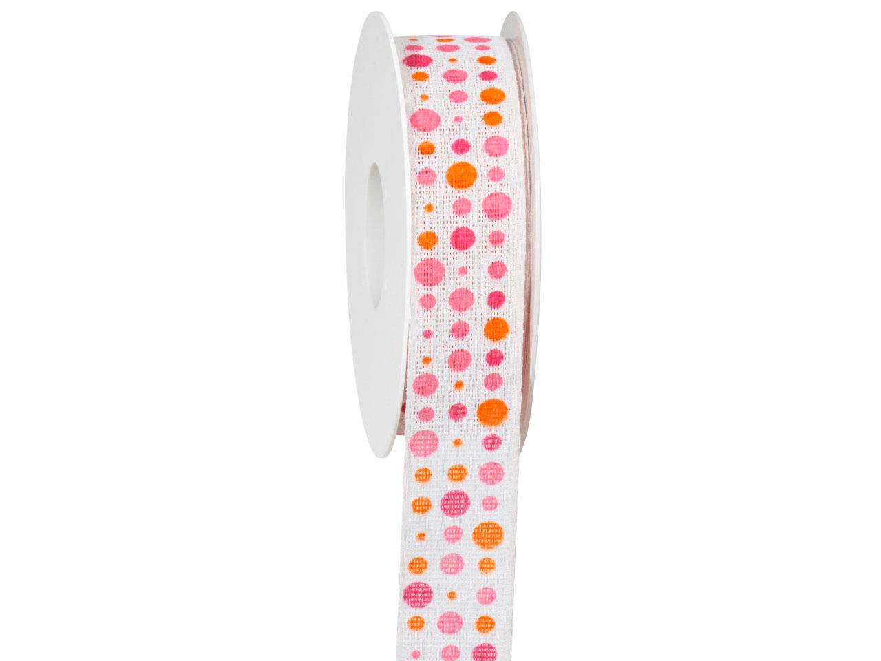 Band Colour Dots 25 mm 18 Meter 241 pink Band Colour Dots 25 mm 18 Meter 241 pink