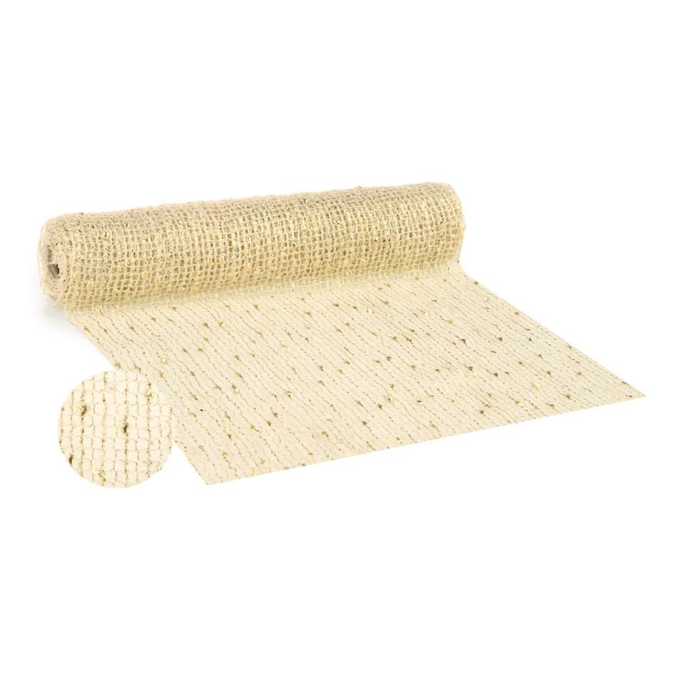 Tischband Mechic 28 cm 3 Meter Farbe 51 champagner