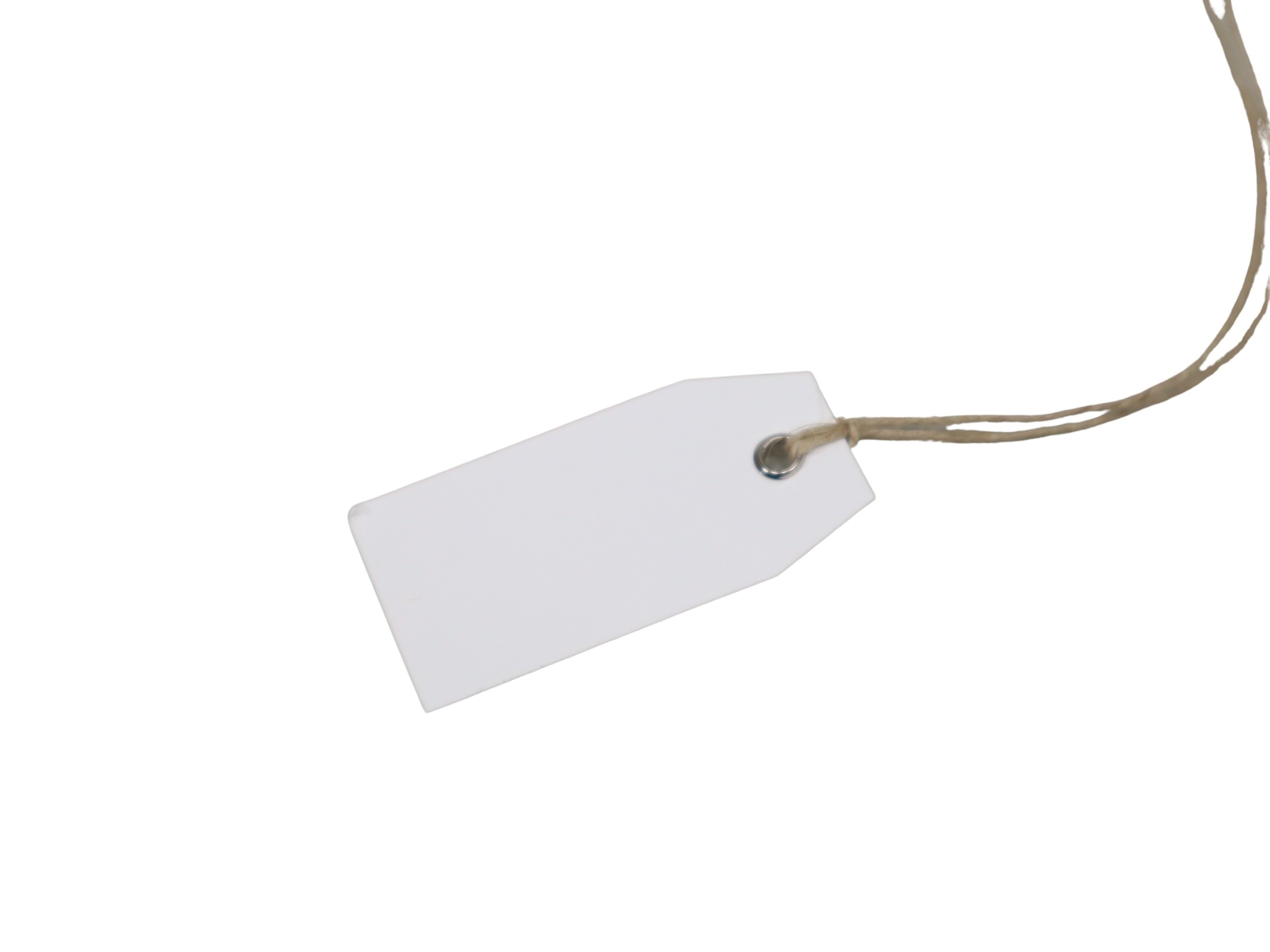 Hänge-Etikett KARTON weiss 30x60 mm 100 Stück NETTO