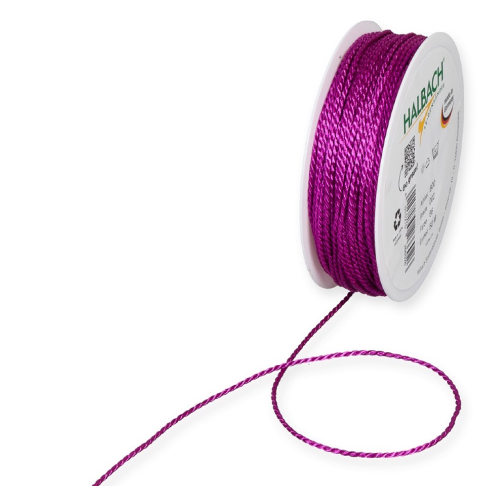 Kordel 2mm pink 66