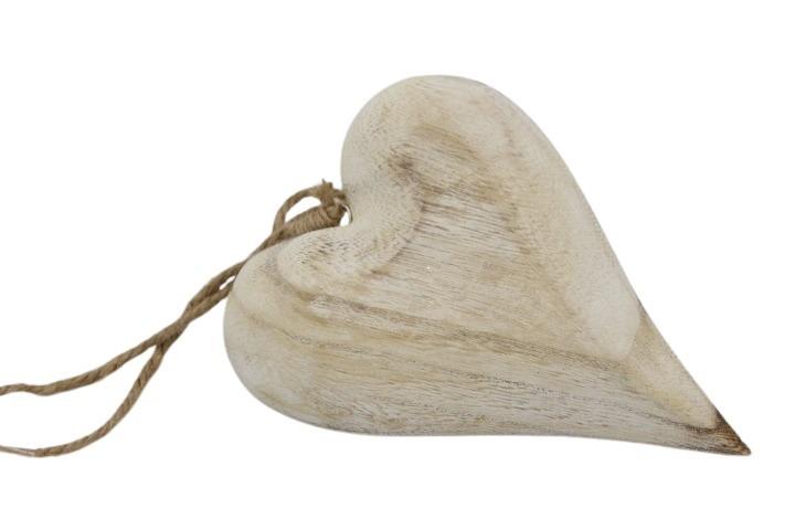 Hänger Herz Holz natur 16,5cm Hänger Herz Holz natur 16,5cm