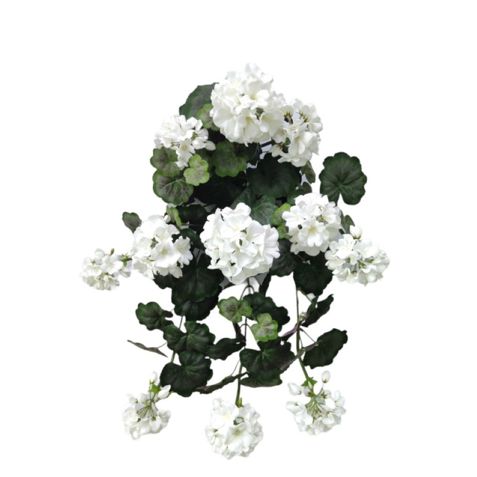 Geranienhänger  "water-resistant" ca. 75 cm weiss