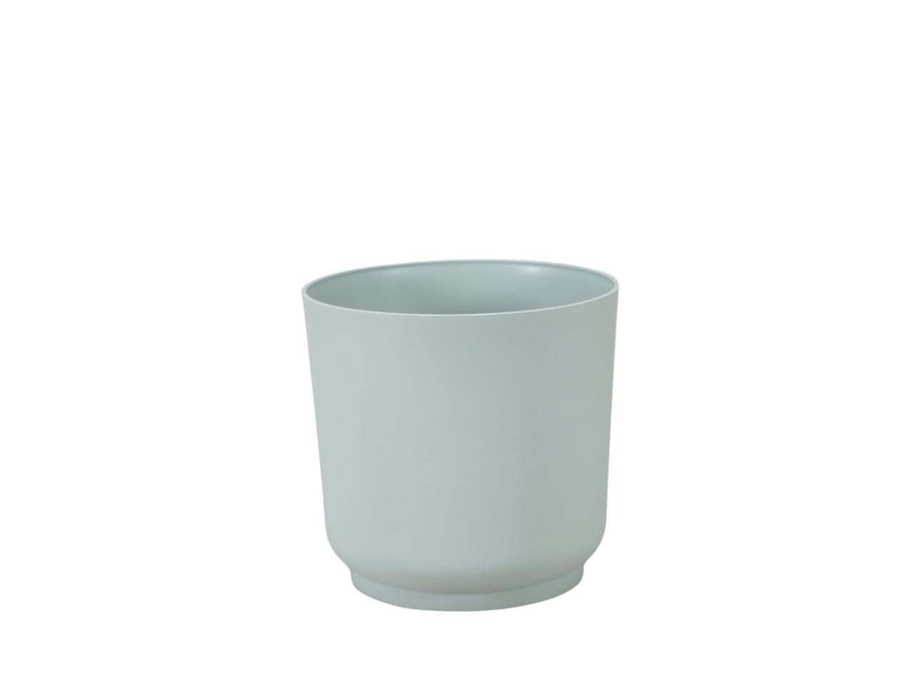 Topf Satina Eco Wood Plastik recycled salbei D13cm Topf Satina Eco Wood Plastik recycled salbei D13cm