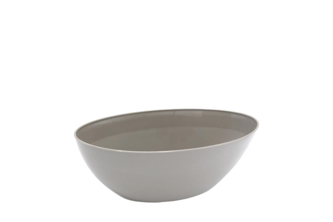 Schiffchen Barca 22cm hochglanz taupe