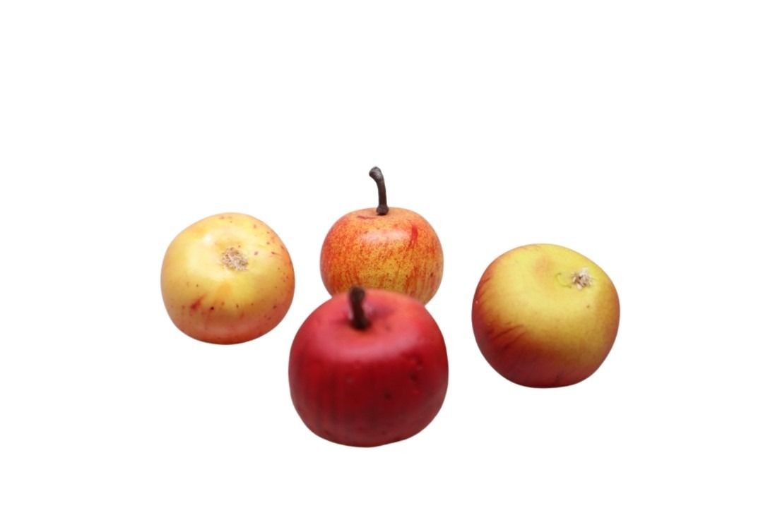 Apfel orange-rot mix D3,5cm