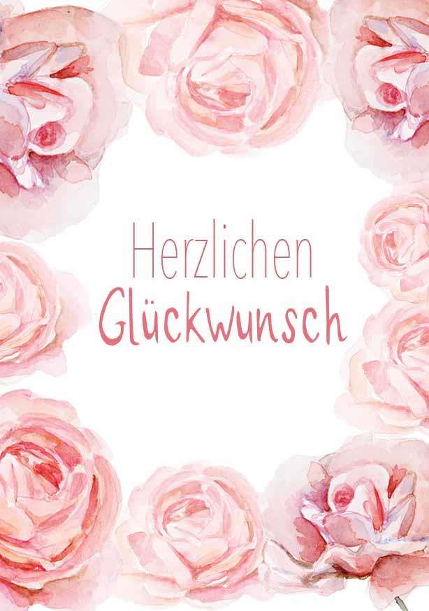Minikarten Herzlichen Glückwunsch 7,5x5 cm Minikarten Herzlichen Glückwunsch 7,5x5 cm