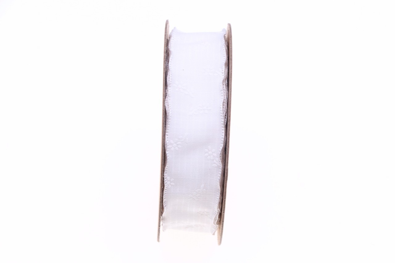 Band Spirit 25 mm 15 Meter 101 weiss