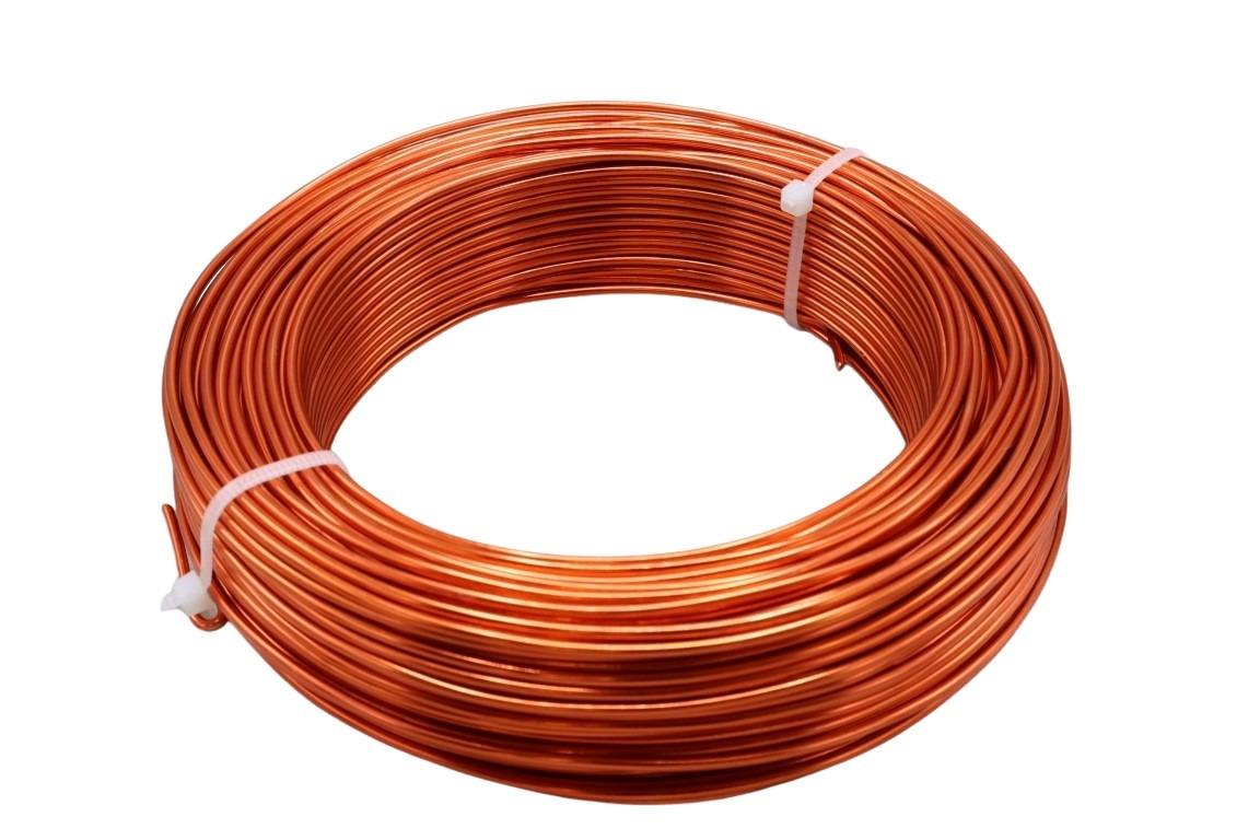 Aluminium-Draht 2,0 60m/500 gr. orange NETTO Aluminium-Draht 2,0 60m/500 gr. orange NETTO