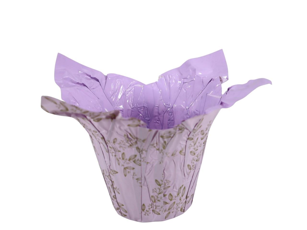 Deco Wraps Serena wasserfest flieder D12,5xH10,5cm