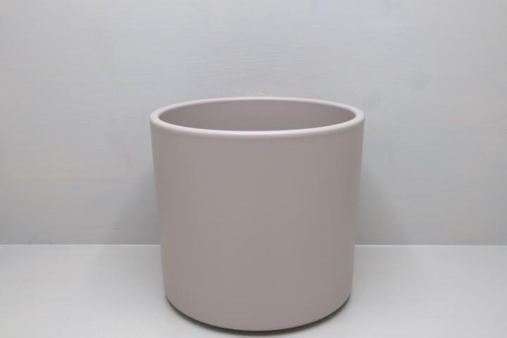 Keramikübertopf 17cm steingrau-matt Serie 411
