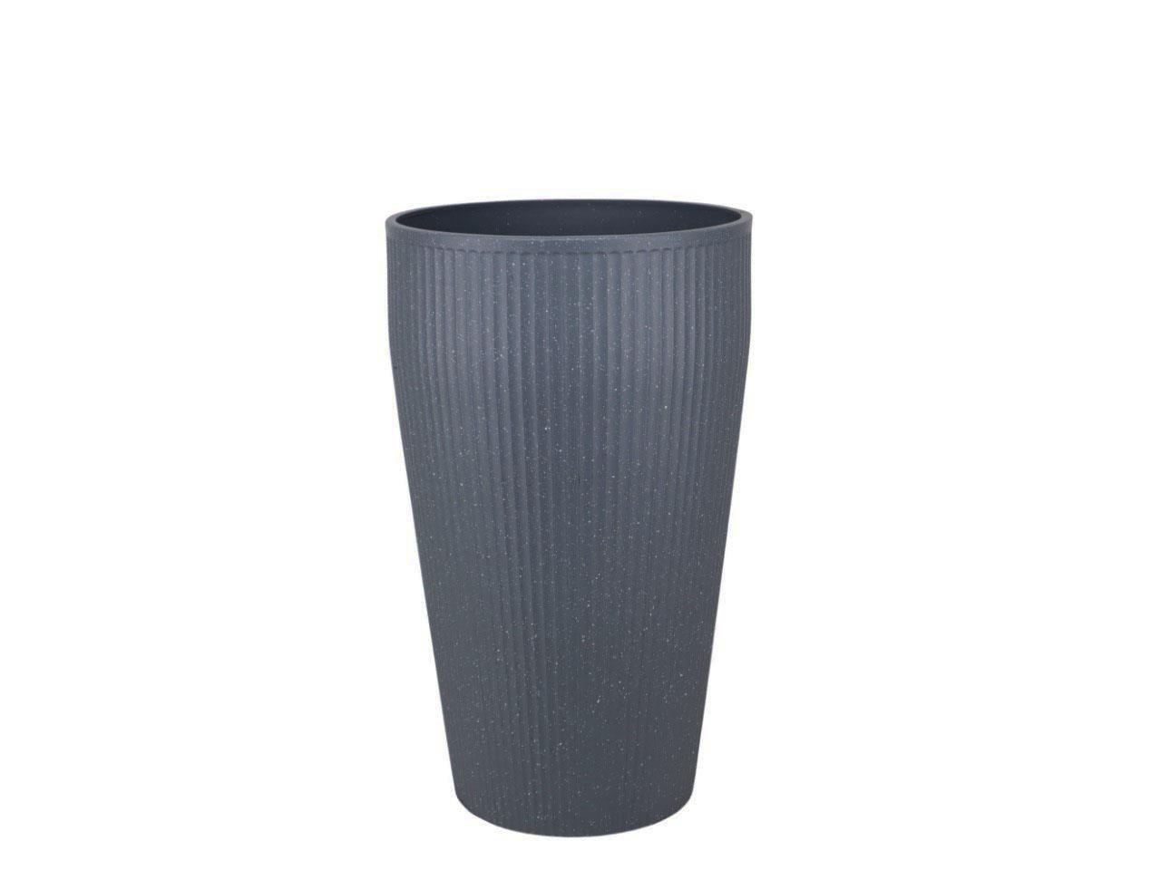 Pflanztopf hoch Kunststoff anthrazit D35xH58cm