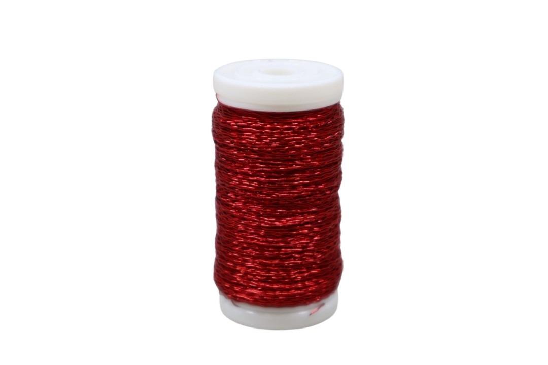 Bouillondrahteffekt 50gr. Snapspule rot NETTO Bouillondrahteffekt 50gr. Snapspule rot NETTO
