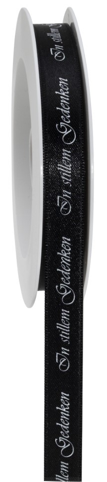 Band Stiller Abschied 15 mm 18 Meter schwarz 90.01