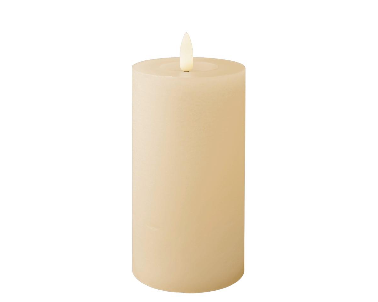 Kerze LED Wachs indoor creme H15cm x D7cm Kerze LED Wachs indoor creme H15cm x D7cm