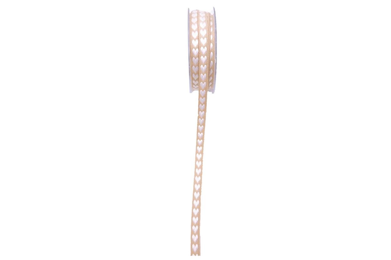 Band Amies 10 mm 15 Meter 425 toffee/natur Band Amies 10 mm 15 Meter 425 toffee/natur
