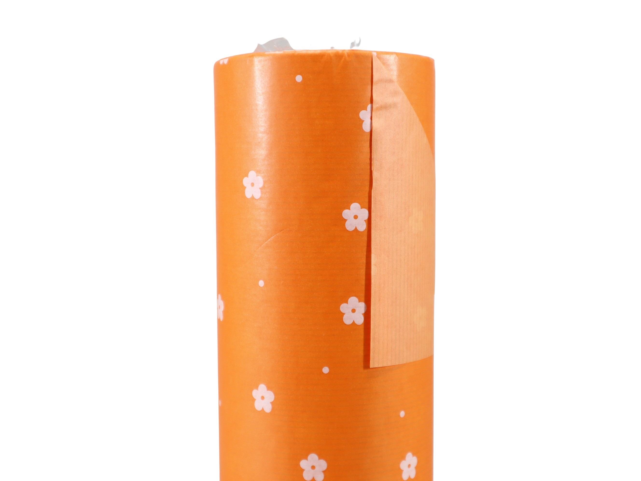 Manschettenpapier 25cm 100lfm Petit Fleur orange NETTO