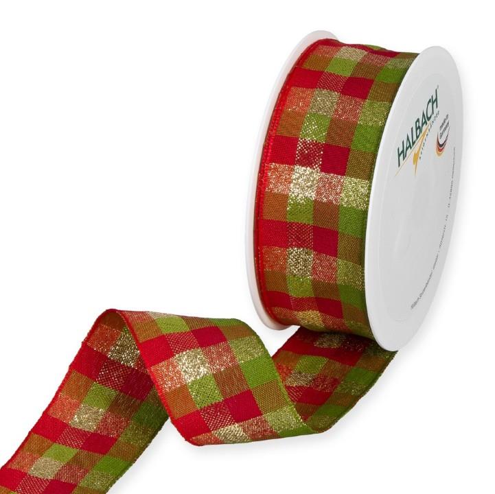 Karoband 38 mm 18 Meter red/green/gold 730